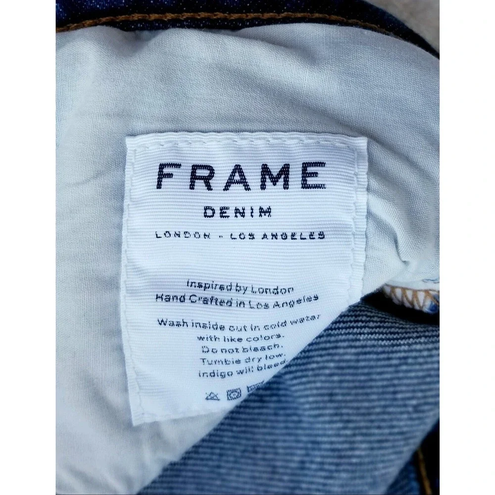 FRAME DENIM "le high skinny stretch" raw distressed anthropologie jeans $238 28 - Picture 10 of 11